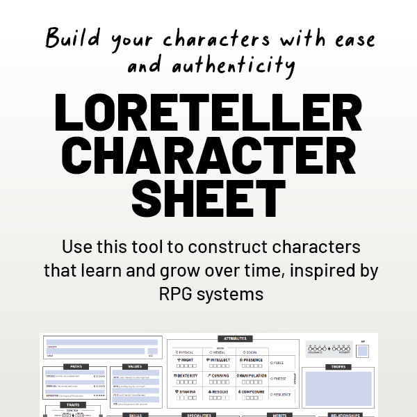Comprehensive Character Sheet