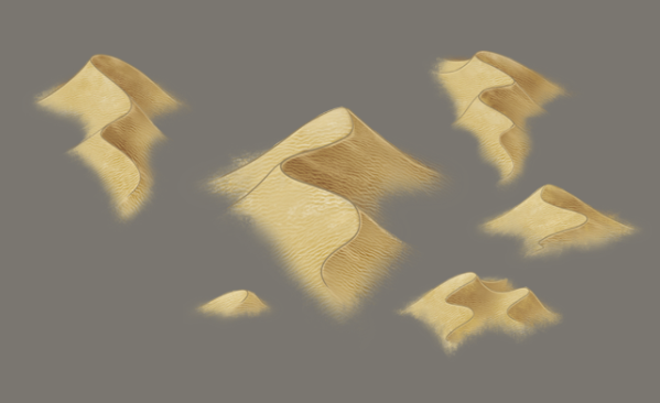 Pointy Snow Trees